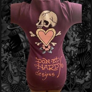 Ed Hardy hoodie dress